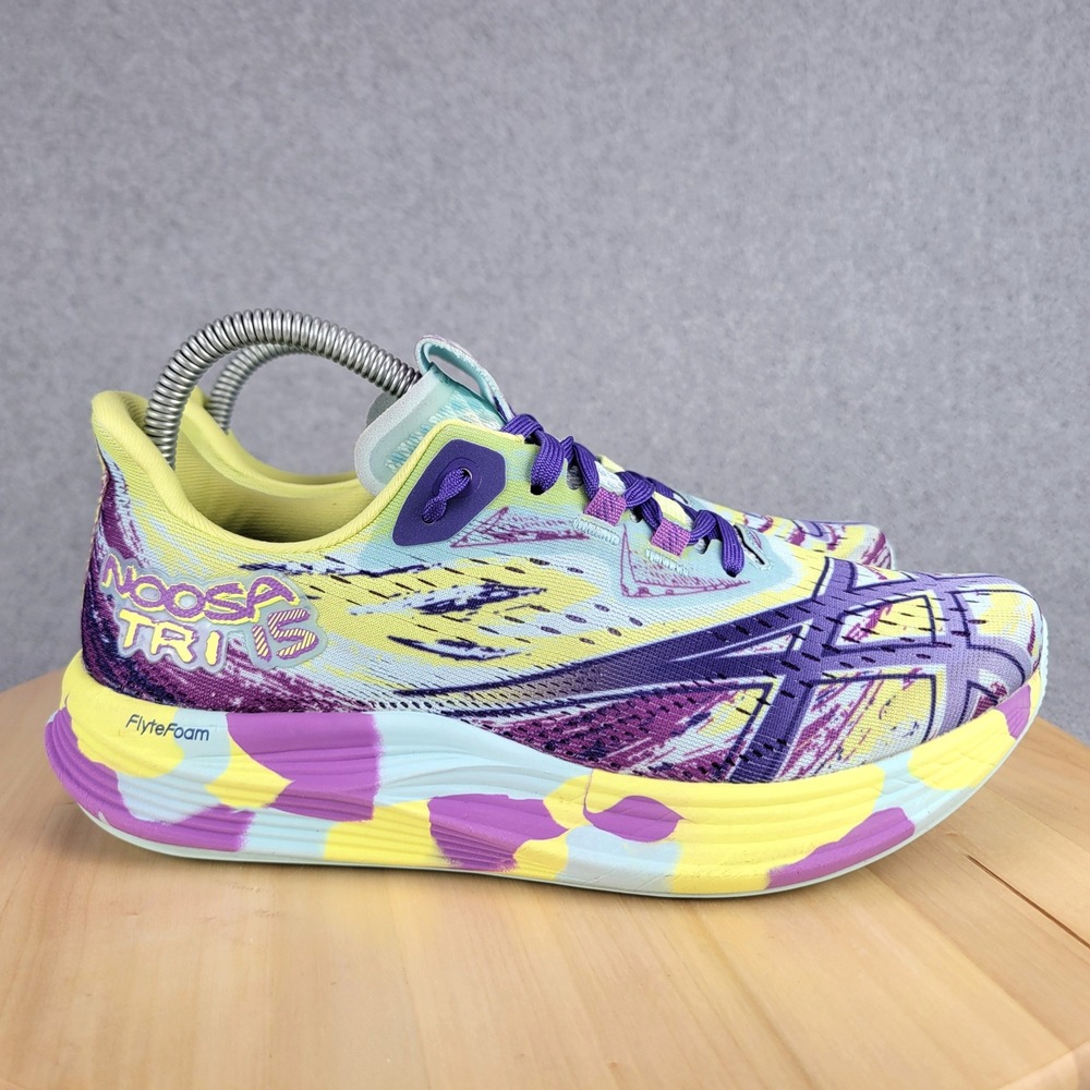 Asics Noosa Tri 15 Running Shoes Womens 8 Aquamarine Aurora Multi 1012B429 - Picture 4 of 10